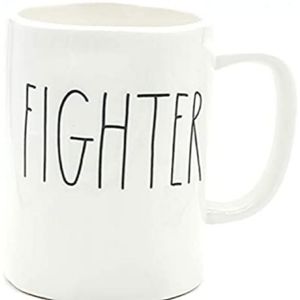 Rae Dunn FIGHTER mug